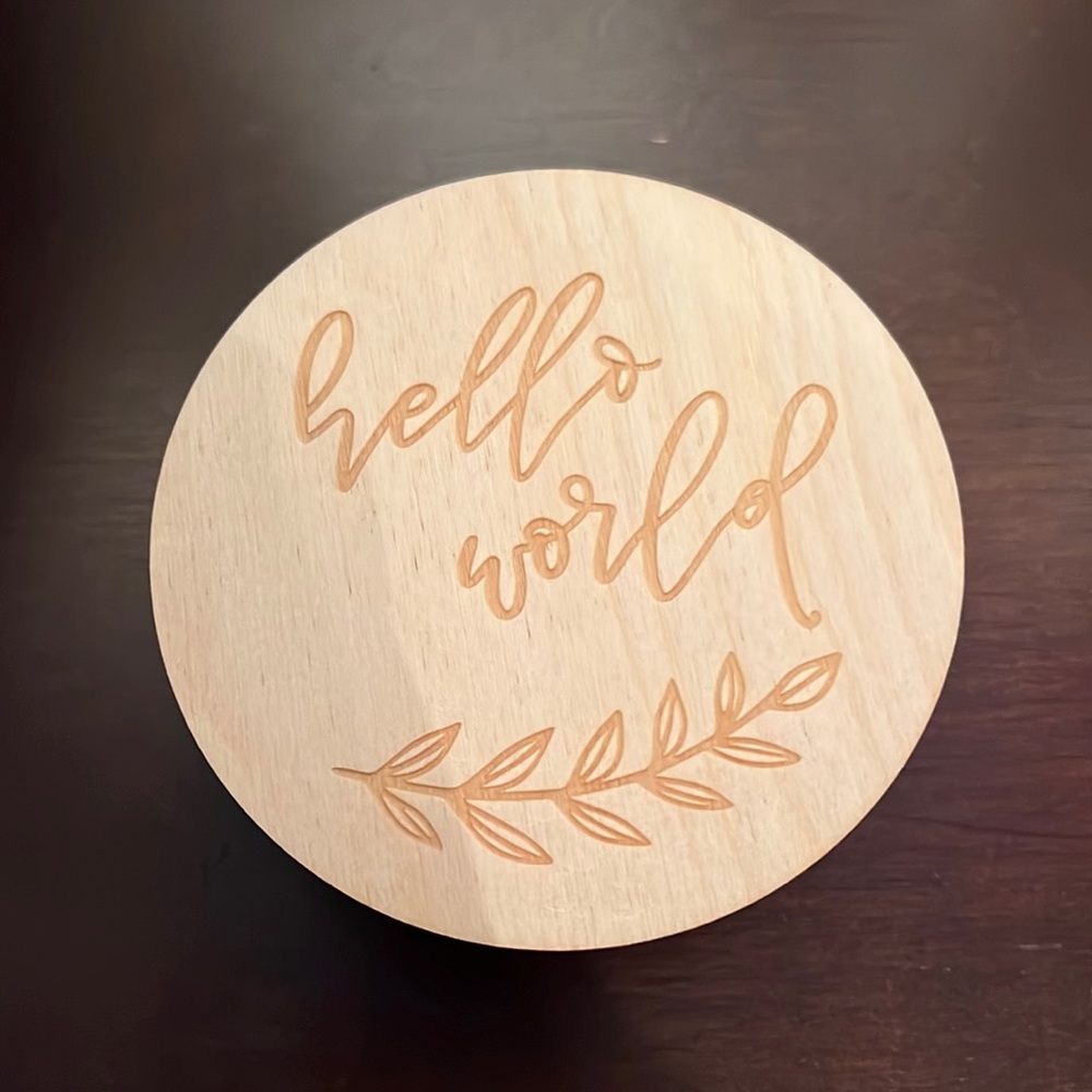 Wooden Milestone Circles complete set